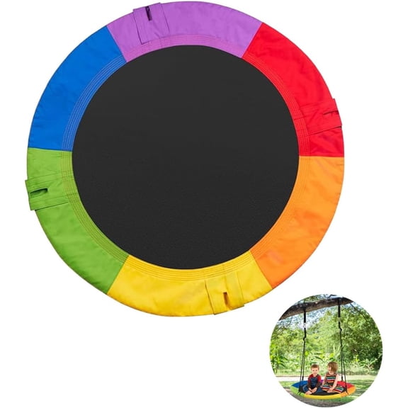 40-Inch Dish Tree Swing Replacement Fabric Cover,Oxford Fabric Outdoor Circle Swing Replacement Parts