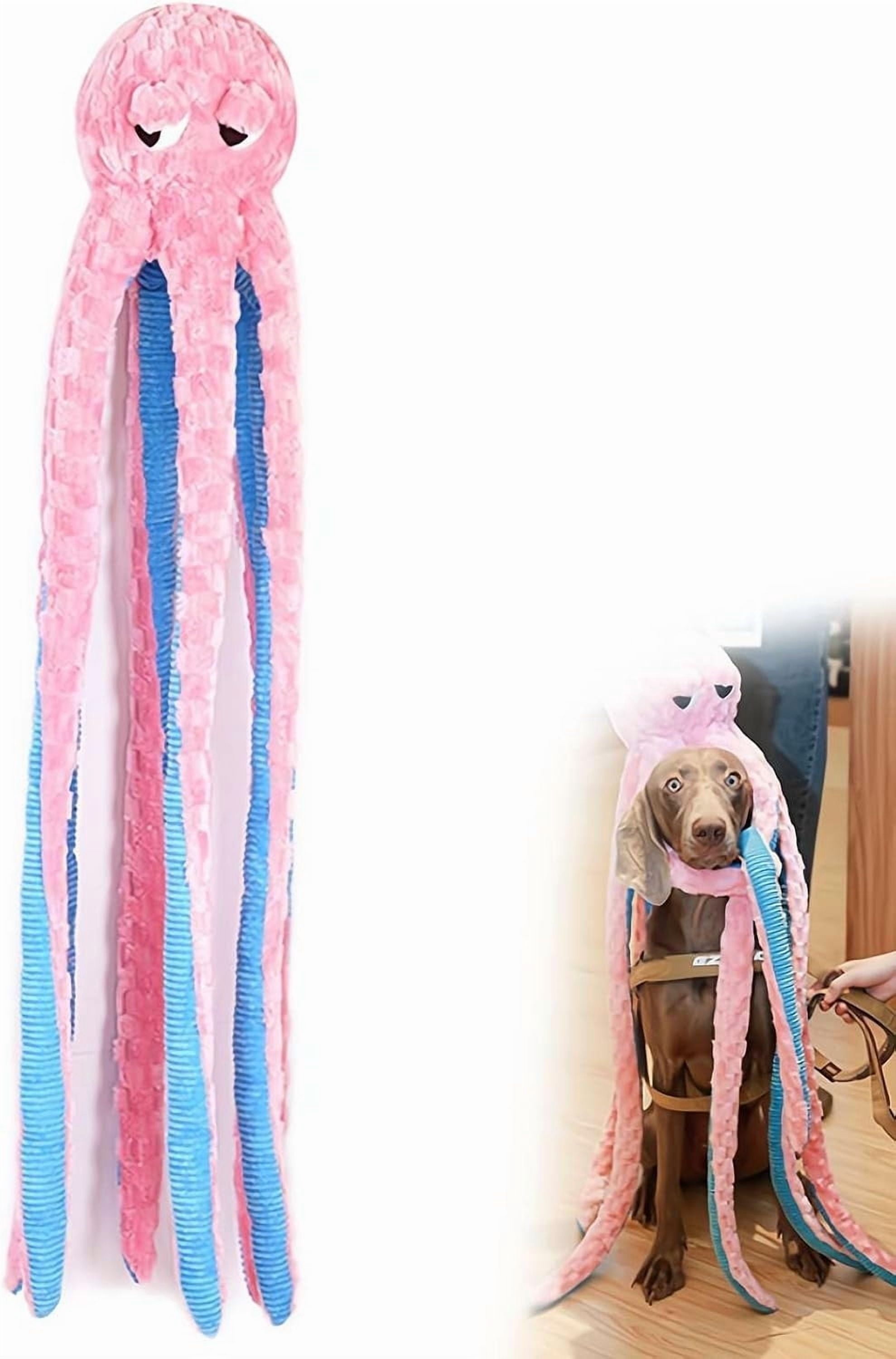 40 Inch Extra Long Interactive Squeaky Dog Toy for Aggressive Chewers, Durable Large Breed Chew Toy with Squeaker, Easy Clean Gift
