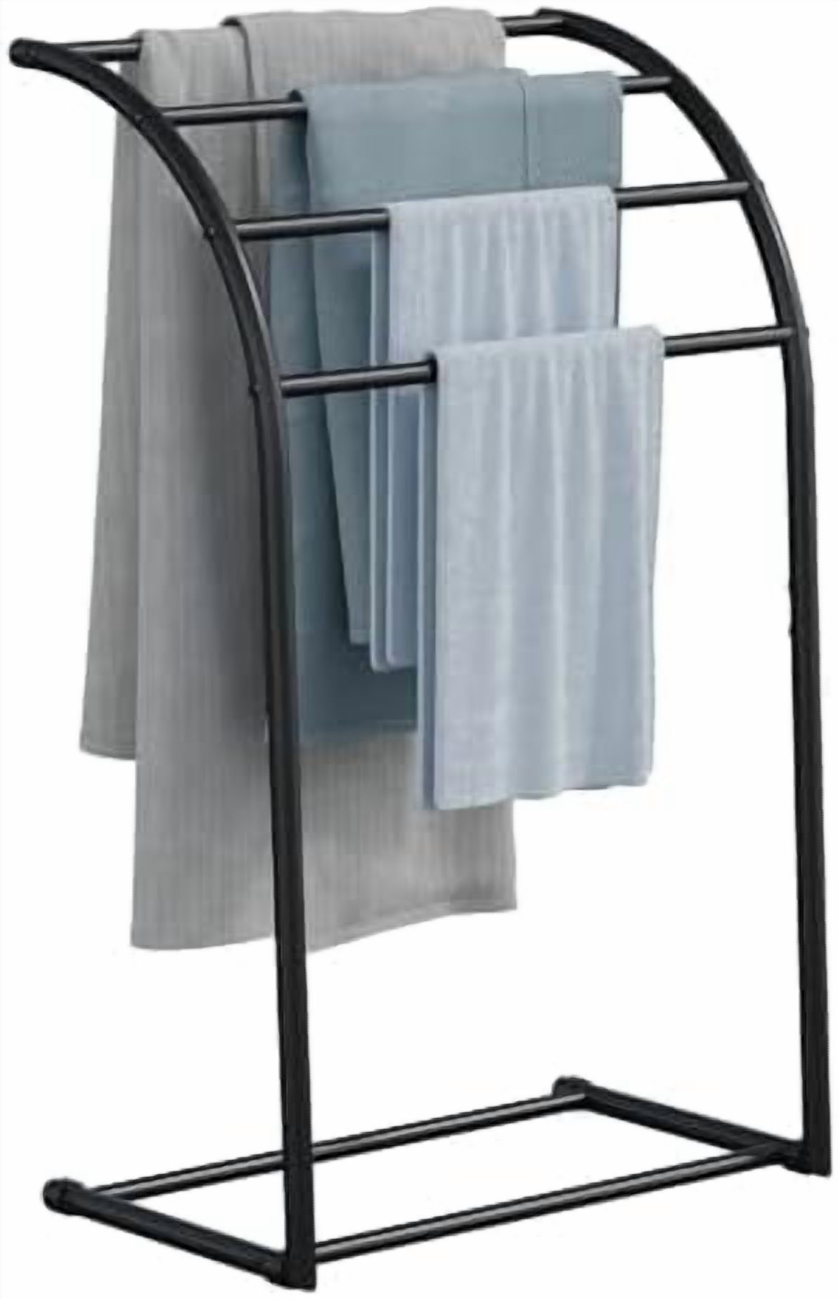 40 Inch Free Standing Towel Rack, 4 Tier Pool Towel Stand Outdoor ...