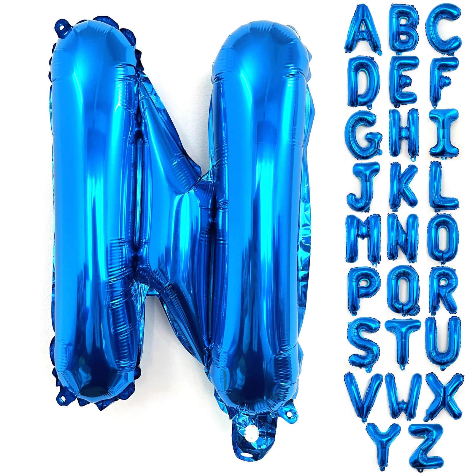 40 Inch Large Blue Letter N Balloons Big Size Jumbo Mylar Foil Helium