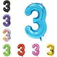 thumbnail image 1 of 40 Inch Large Foil Helium Number Balloon Birthday Wedding Party 0-9 (Baby Blue, 9), 1 of 5