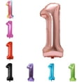 thumbnail image 1 of 40 Inch Large Foil Helium Number Balloon Birthday Wedding Party 0-9 (Baby Blue, 9), 1 of 3
