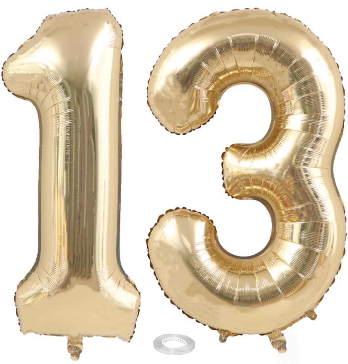 Cool Silver Number 13 Balloons For Parties – Big 40-inch Mylar Helium Or Air Fill