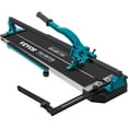 thumbnail image 1 of 40 Inch Manual Tile Cutter with Laser Guide, Single Rail & Dual Brackets for 3/5 Inch Capacity - Precision Tile Cutting Tool (40"), 1 of 6