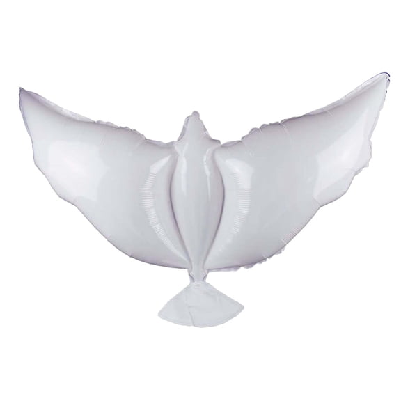 40-Inch Peace Dove Foil Balloon, Giant Bird Shape for Wedding Funeral Memorial Release, Self-Sealing Helium Air Inflate, Reusable Ceremony Party Decoration, Write-On Surface, 1*Balloon, 1*Balloon