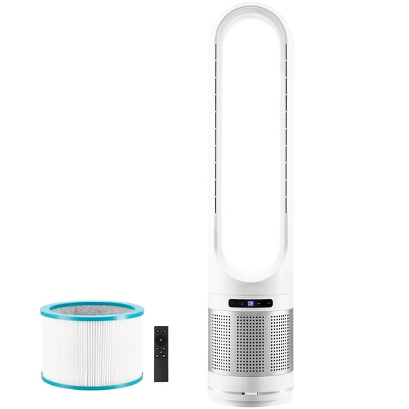 40 Inch Powerful Oscillating Tower Fan with Remote - 8 Hour Timer, 15.4 ft/s High Speed Airflow for Fast Cooling in Large Rooms