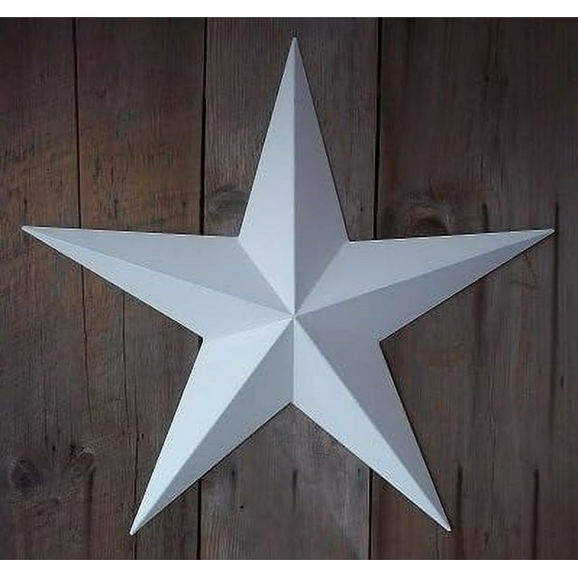 40 Inch Solid Star Made with Galvanized Metal to Prevent Rusting. Amish