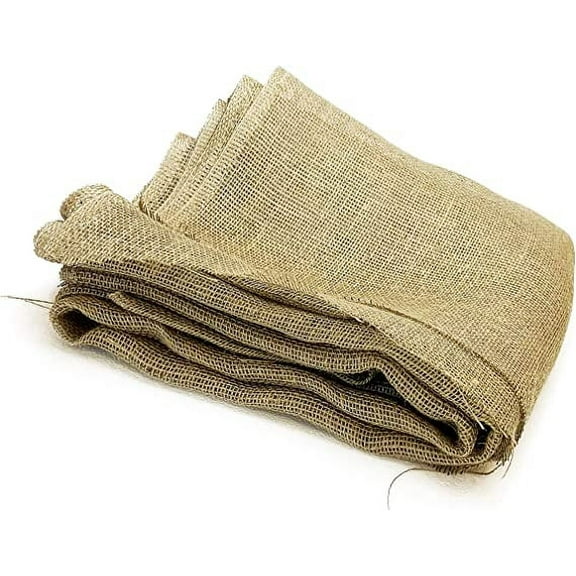 40 Inch X 15 Feet Gardening Burlap Liners, Loose Weave Jute-Burlap for Raised Bed, 50 Square-feet Seed Cover and Garden Blanket (40 Inch X 15 Feet, 40"Wx15'L)