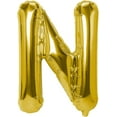 thumbnail image 1 of 40 Inches Gold Foil Letter Balloon - Ideal for Parties and Celebrations (N), 1 of 1