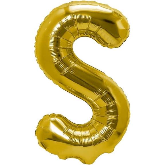 40 Inches Gold Foil Letter Balloon - Ideal for Parties and Celebrations (S)
