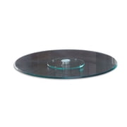 40 Inches Large Lazy Susan Turntable Fits, Glass Lazy Susan for Table Top for Family Gatherings, Banquets, Weddings and Restaurants