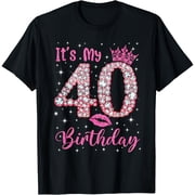 40 It's My Birthday 1982 40Th Birthday Gift Tee For Womens T-Shirt