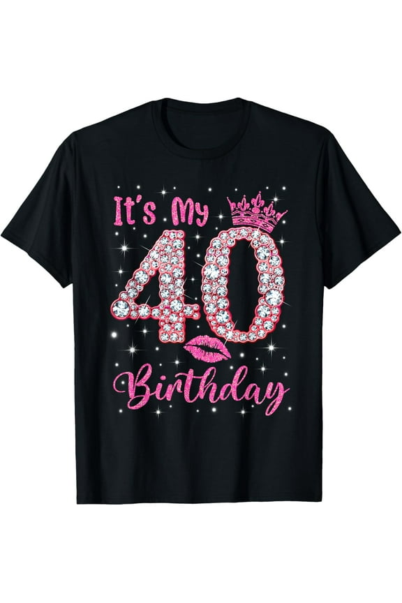 40 It's My Birthday 1982 40Th Birthday Gift Tee For Womens T-Shirt