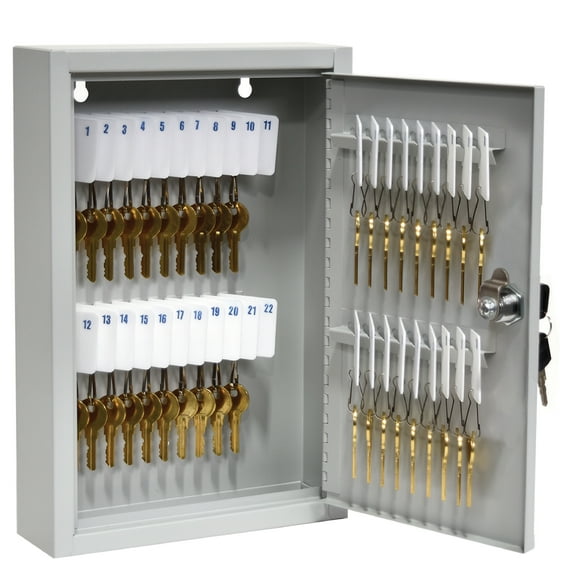 40 Key Cabinet - Single Lock Welded 22 Gauge Steel Construction