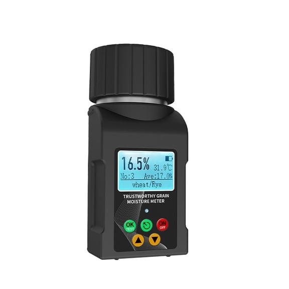 40 Kinds Grains Moisture Meter Wheat Grains Humidity Tester 9 Languages Corn Bean Peanut Seed Hygrometer Data