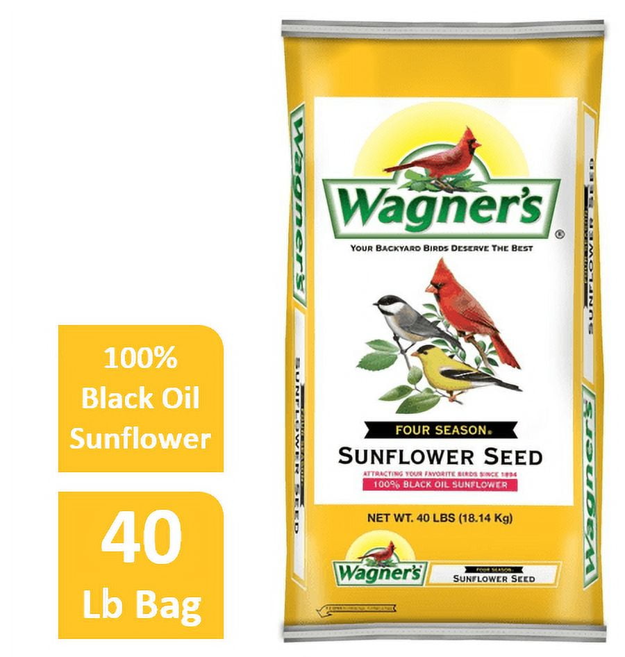 40 LB Wagner's Four Season Sunflower Wild Bird Food