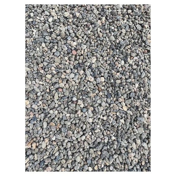 40 LBS Grey Pea Gravel - Landscape Rocks - Drainage Rock - Gardening - Average Size 3/8 inch - 1/4 inch Stone