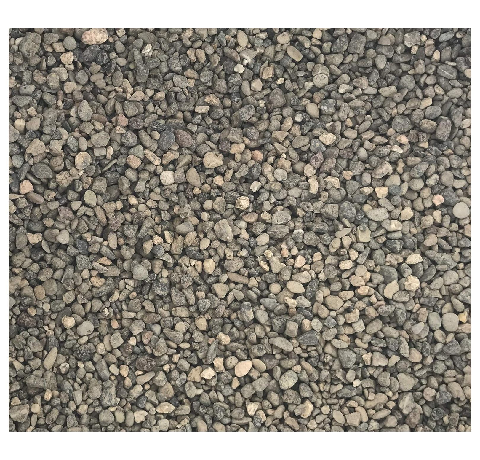 40 LBS Grey Pea Gravel - Landscape Rocks - Drainage Rock - Gardening ...