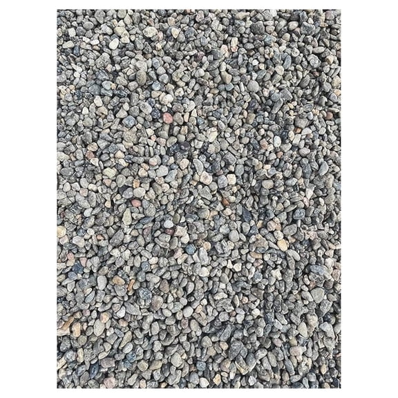40 LBS Grey Pea Gravel - Landscape Rocks - Drainage Rock - Gardening - Average Size 3/8 inch - 1/4 inch Stone
