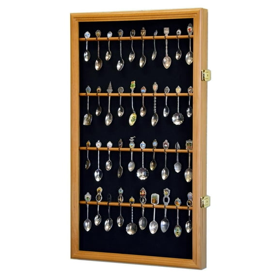 40 Larger Spoon Display Case Cabinet