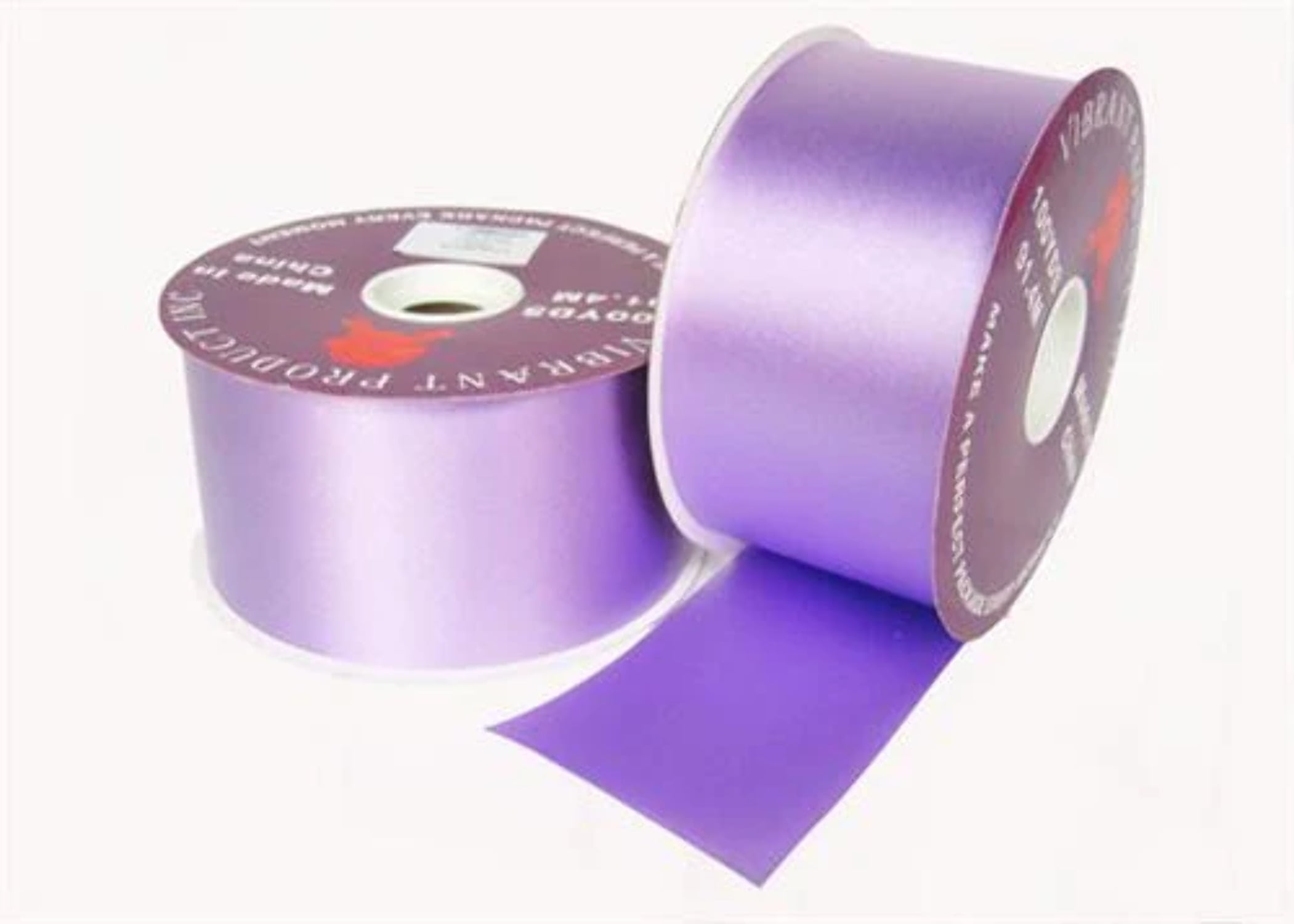 Reliant Ribbon - 5000-908-09C, Double Face Satin Charm Dfs Ribbon, Scarlet,  1-1/2 Inch, 100 Yards 