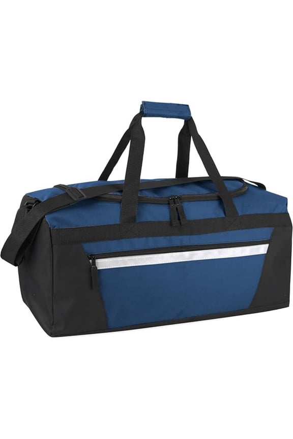 40 Liter, 22 Inch Reflective Duffle Bag with Shoulder Strap for Men, Women, Travel