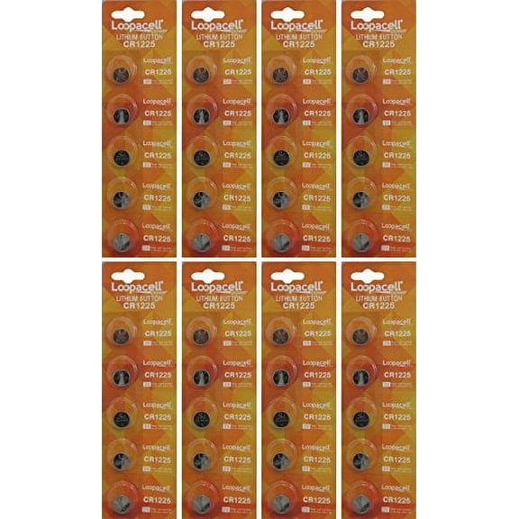 40 Loopacell CR1225 CR 1225 3v Lithium Battery MOTHERBOARD BIOS CMOS