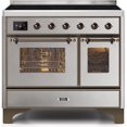 40" Majestic II Series Freestanding Electric Double Oven Range with 6