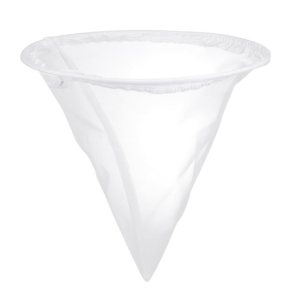 40 Mesh Paint Filter Bag, 11.8" Dia Cone Shape Nylon Strainer for Filtering Paint, Gasoline, Fuel, Ink