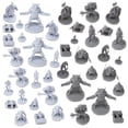 thumbnail image 1 of 40 Miniature Monsters Fantasy Tabletop RPG Figures for Dungeons and Dragons, Pathfinder Roleplaying Games. 28MM Scaled Miniatures, 10 Unique Designs, Bulk Unpainted, Great for D&D/DND, 1 of 6