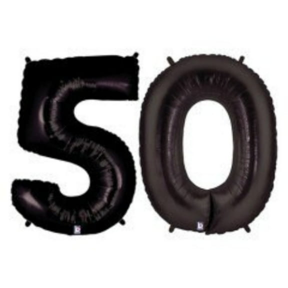 40" NUMBER 50 OVER the HILL Megaloon Balloon Large Shape Foil Mylar Balloon Party Supplies Decorations Foil Mylar Balloon