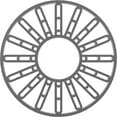 thumbnail image 1 of 40"OD x 14 1/2"ID x 1"P Hale Architectural Grade PVC Pierced Ceiling Medallion, Nickel, 1 of 10