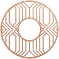 thumbnail image 1 of 40"OD x 14 5/8"ID x 3/8"T Empire Wood Fretwork Pierced Ceiling Medallion, Cherry, 1 of 3