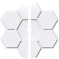 thumbnail image 1 of 40"OD x 2"ID x 14"C x 1"P Daisy Architectural Grade PVC Contemporary Ceiling Medallion, Two Piece, 1 of 11