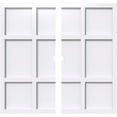 thumbnail image 1 of 40"OD x 2"ID x 14"C x 1"P Rubik Architectural Grade PVC Contemporary Ceiling Medallion, Two Piece, 1 of 11