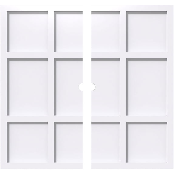 40"OD x 2"ID x 14"C x 1"P Rubik Architectural Grade PVC Contemporary Ceiling Medallion, Two Piece