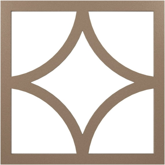 40"OD x 25 5/8"ID x 1"P Statesman Architectural Grade PVC Pierced Ceiling Medallion, Copper