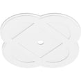 thumbnail image 1 of 40"OD x 3"ID x 16"C x 1"P Charlotte Architectural Grade PVC Contemporary Ceiling Medallion, 1 of 7