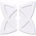thumbnail image 1 of 40"OD x 4"ID x 15"C x 1"P Cosmo Architectural Grade PVC Contemporary Ceiling Medallion, Two Piece, 1 of 11