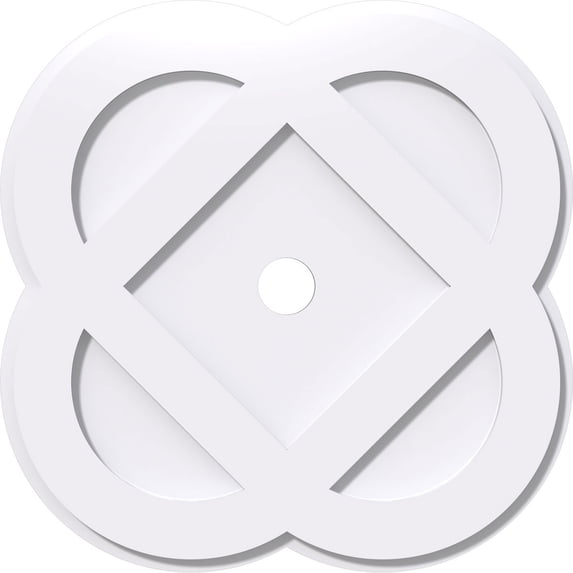 40"OD x 4"ID x 16"C x 1"P Charlotte Architectural Grade PVC Contemporary Ceiling Medallion