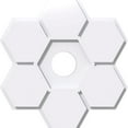 thumbnail image 1 of 40"OD x 7"ID x 14"C x 1"P Daisy Architectural Grade PVC Contemporary Ceiling Medallion, 1 of 11
