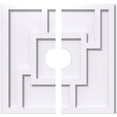 thumbnail image 1 of 40"OD x 7"ID x 14"C x 1"P Knox Architectural Grade PVC Contemporary Ceiling Medallion, Two Piece, 1 of 11
