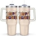 thumbnail image 1 of 40 OZ Happy Halloween Tumbler with Handle Vacuum Insulated Travel Coffee Mug Gift for Birthday Christmas Halloween, 1 of 7