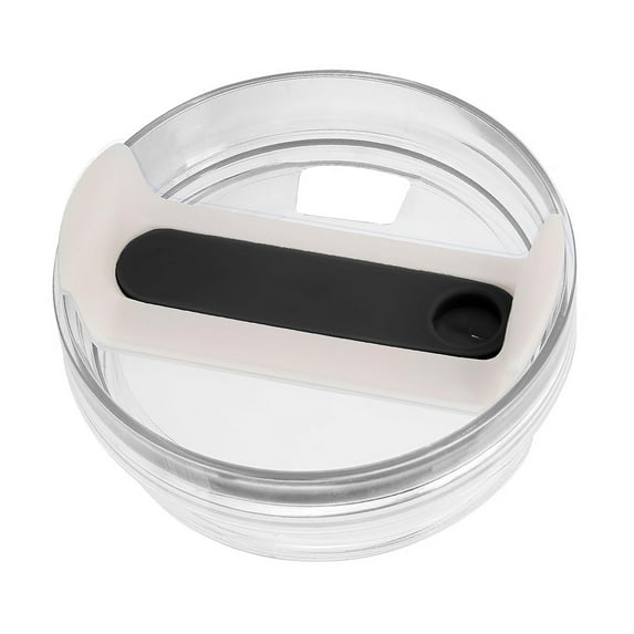 40 OZ Tumbler Lid Replacement Fit for Cup, 2 Pack Clear Replacement Lids Fit for Travel Tumbler, Spill Proof Tumbler Covers for Cup Accessories - Style 2