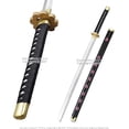 thumbnail image 1 of 40” One Pirate Roronoa Zoro Shusui Foam Fantasy Anime Katana Cosplay LARP Costumes, 1 of 5