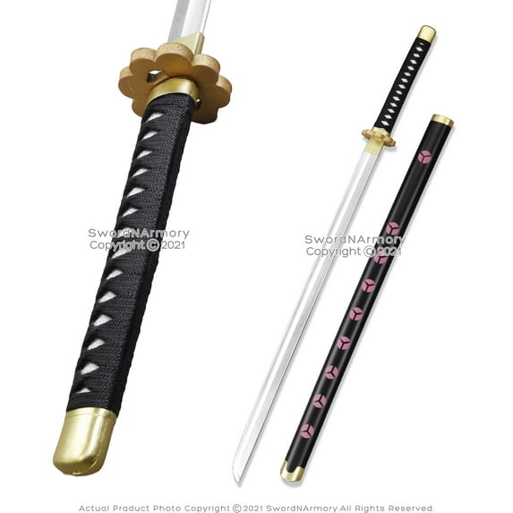 40” One Pirate Roronoa Zoro Shusui Foam Fantasy Anime Katana Cosplay LARP Costumes
