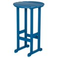 thumbnail image 1 of 40" Outdoor Bar Table, All Weather HDPE Bar Height Patio Table Counter Round Patio Cocktail Bar Tables, Tall Bistro Tables Pub Table for Deck, Porch, Backyard, Garden, 1 of 7