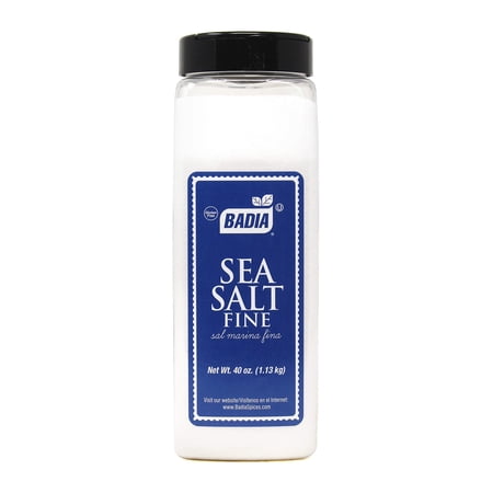 40 Oz-Bottle Sea Salt Fine / Sal Marina Fina De Mar Kosher