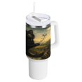 thumbnail image 1 of 40 Oz Car Handle Water Bottle Water Cup Water Bottle Water Jug Coffee Cup Travel Water Bottle Cartoon Magic Cat, 1 of 8