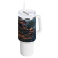 thumbnail image 1 of 40 Oz Car Handle Water Bottle Water Cup Water Bottle Water Jug Coffee Cup Travel Water Bottle Super Cool House, 1 of 8